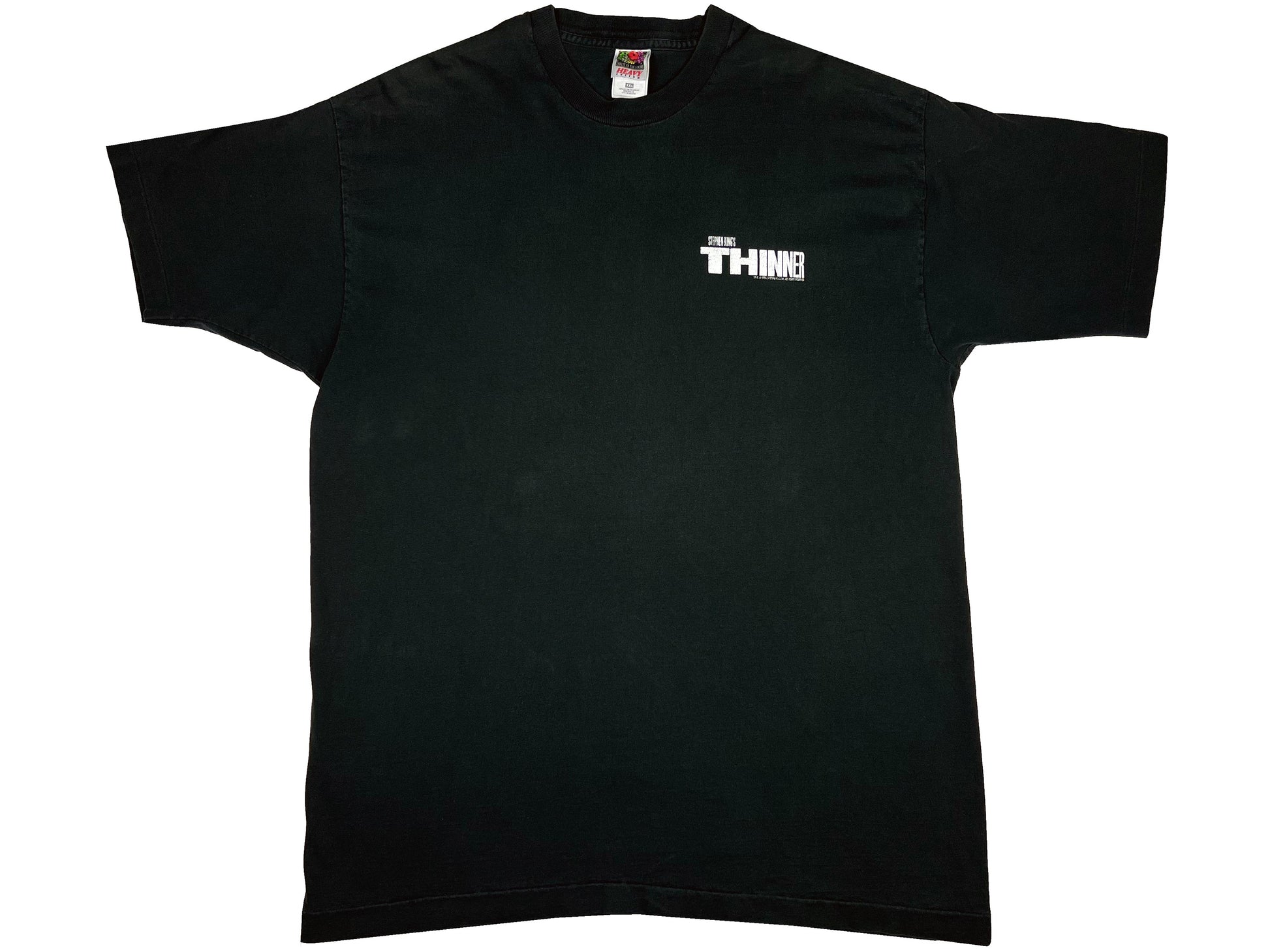 Vintage Stephen Kings Thinner Movie Black T-Shirt 90s Film Horror