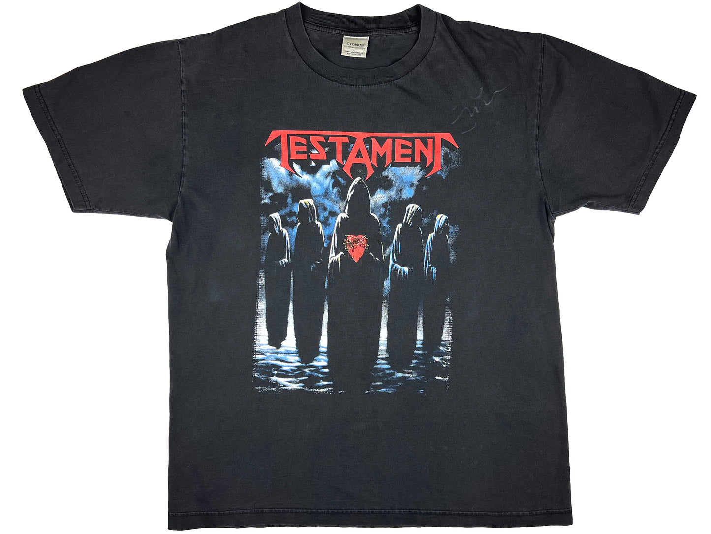 Vintage Testament Black T-Shirt Heavy Death Metal 80s 90s 