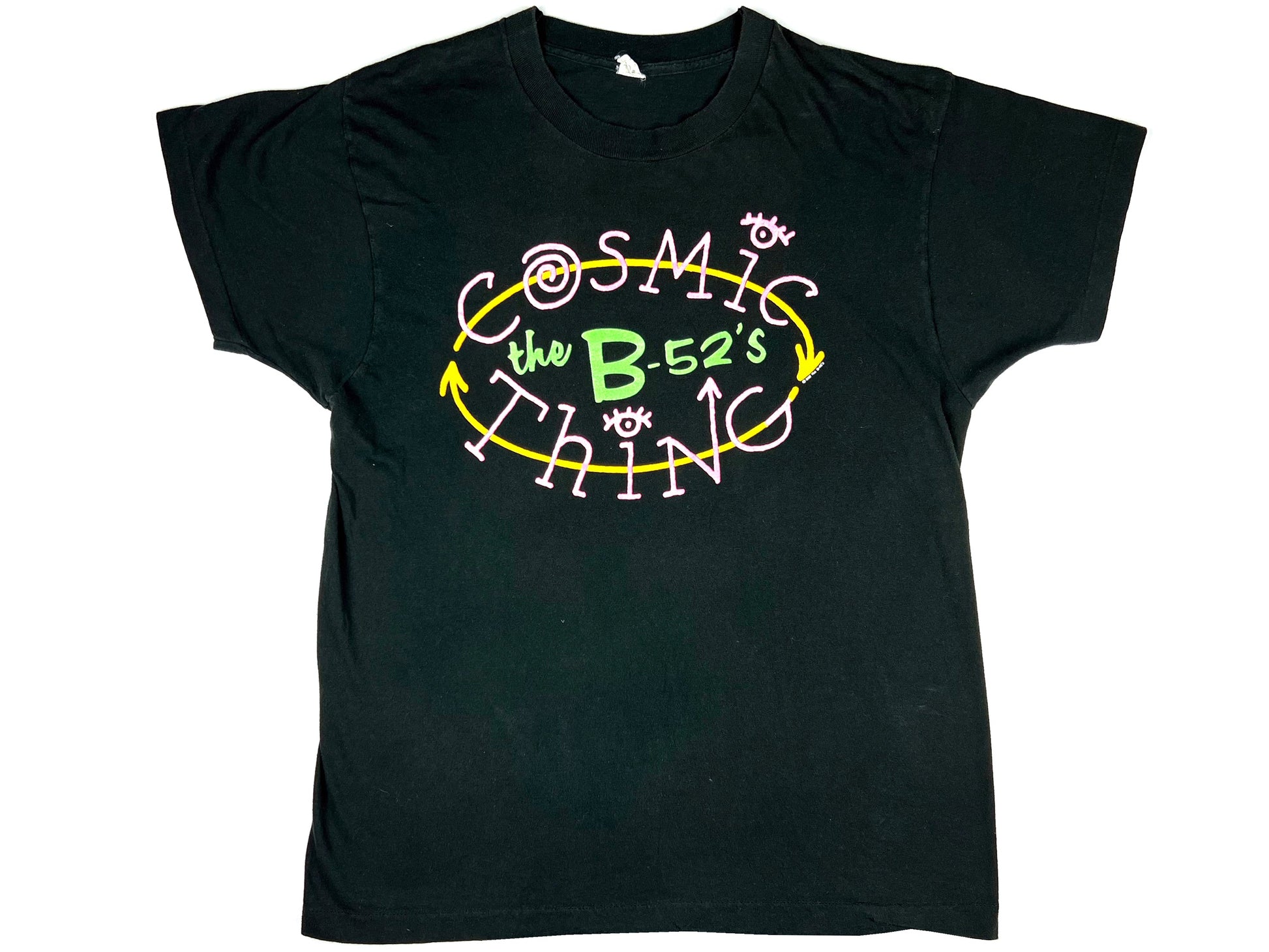 Vintage The B-52's 'Cosmic Thing' Black T-Shirt 