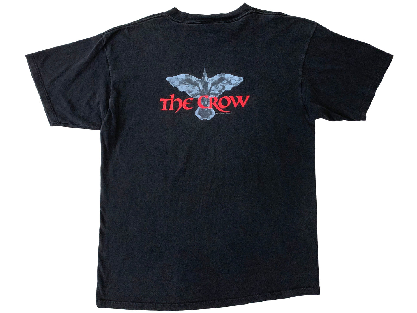 Vintage The Crow Movie Black T-Shirt Goth Horror 90s Brandon lee
