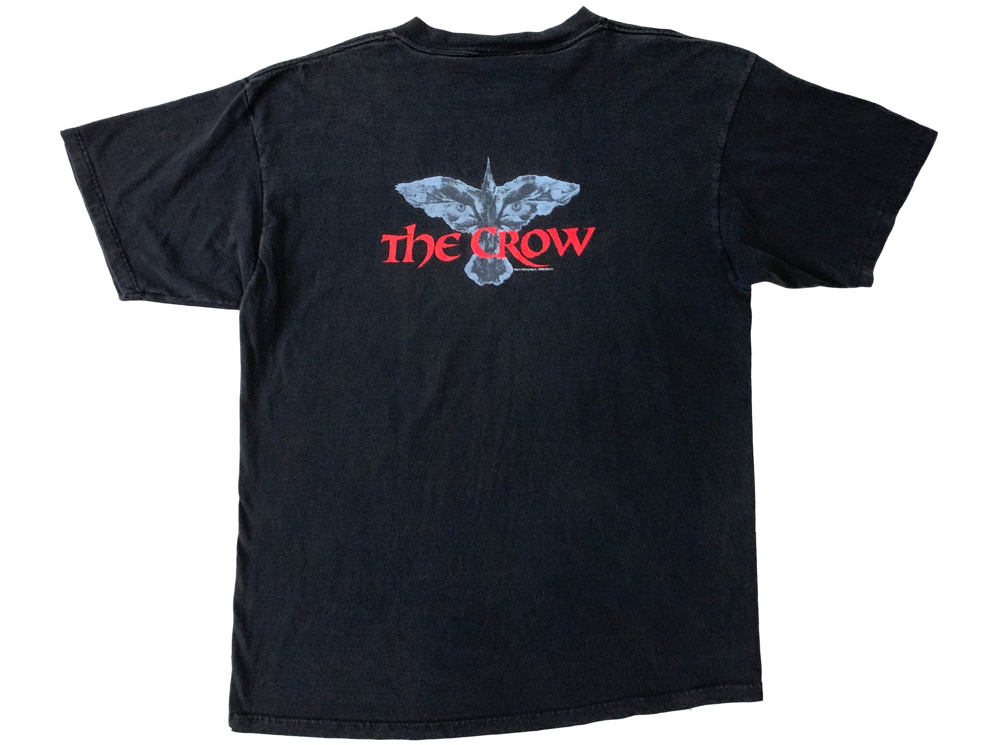 Vintage The Crow Movie Black T-Shirt Goth Horror 90s Brandon lee