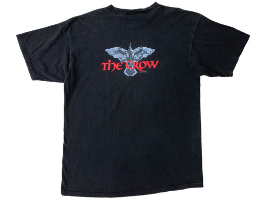 Vintage The Crow Movie Black T-Shirt Goth Horror 90s Brandon lee
