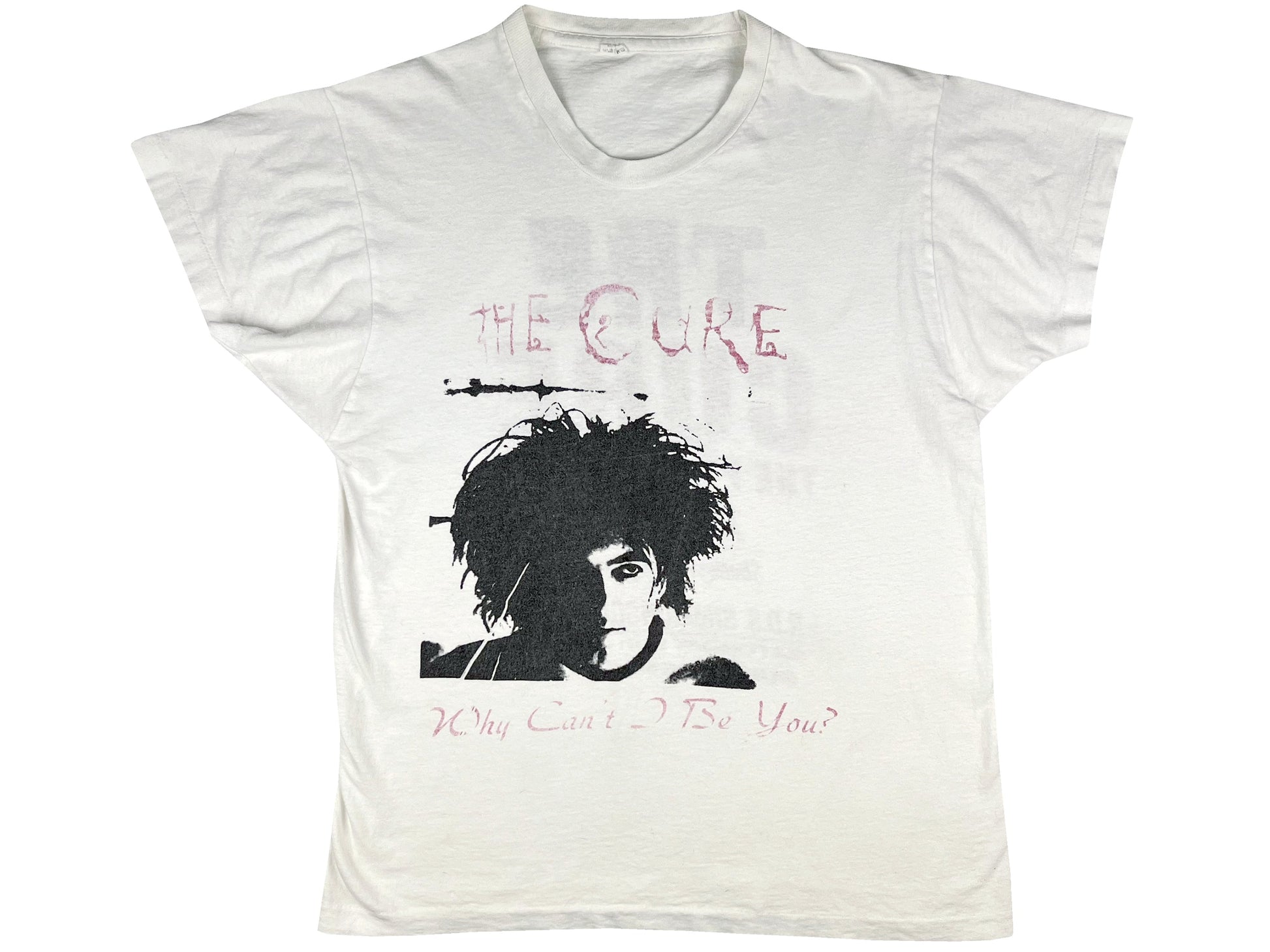 Vintage The Cure 'The Prayer Tour' White T-Shirt Robert Smith Emo Goth Indie Rock 80s 90s
