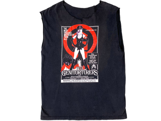 Vintage The Genitorturers Sleeveless Black T-Shirt