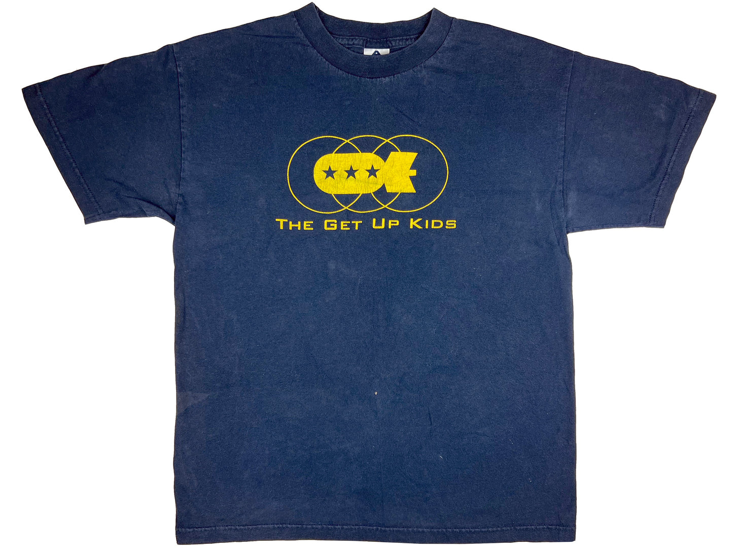 Vintage The Get Up Kids 'Bomb / Doghouse Records' Blue T-Shirt Emo Indie Rock 90s y2k