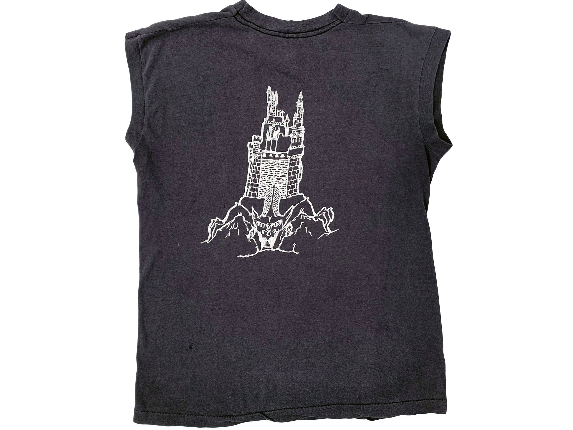 Vintage The Keep Horror Movie Sleeveless Black T-Shirt 80s 