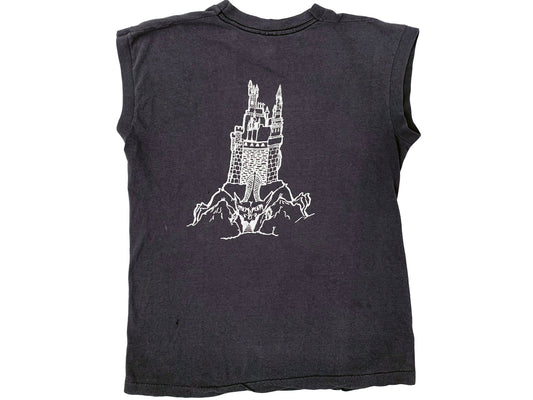 Vintage The Keep Horror Movie Sleeveless Black T-Shirt 80s 