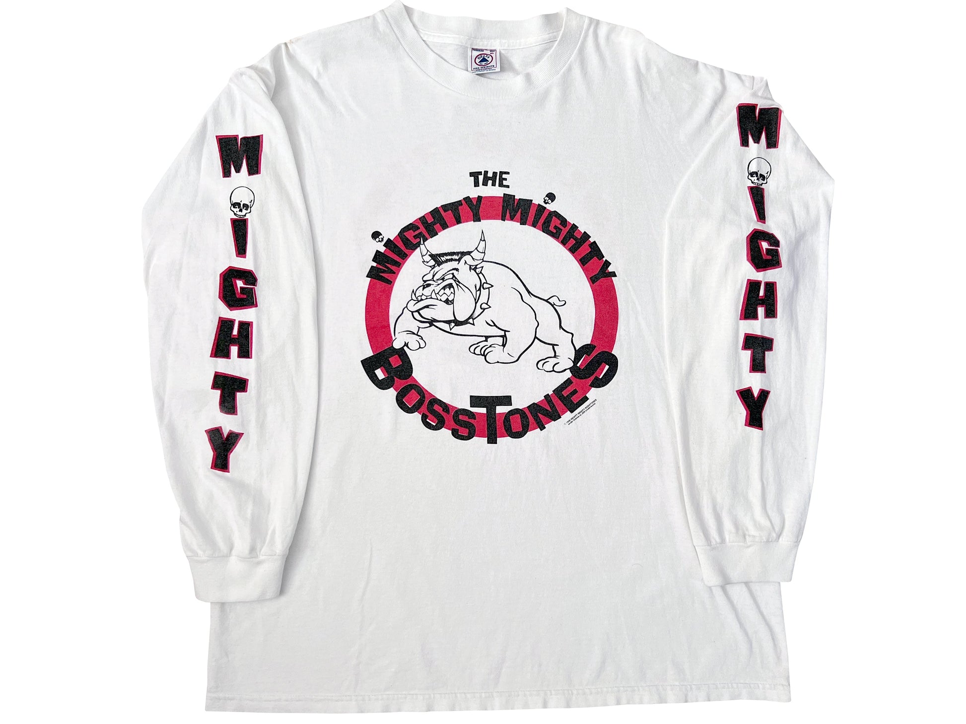 Vintage The Mighty Mighty Bosstones White Long Sleeve Shirt Ska Punk 90s Boston Band