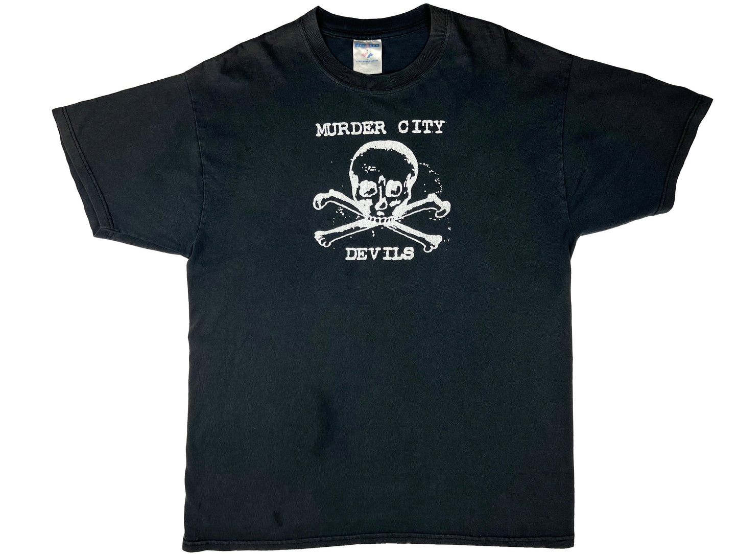 Vintage The Murder City Devils 'Skull & Crossbones' Black T-Shirt Hardcore Punk Rock & Roll 90s y2k