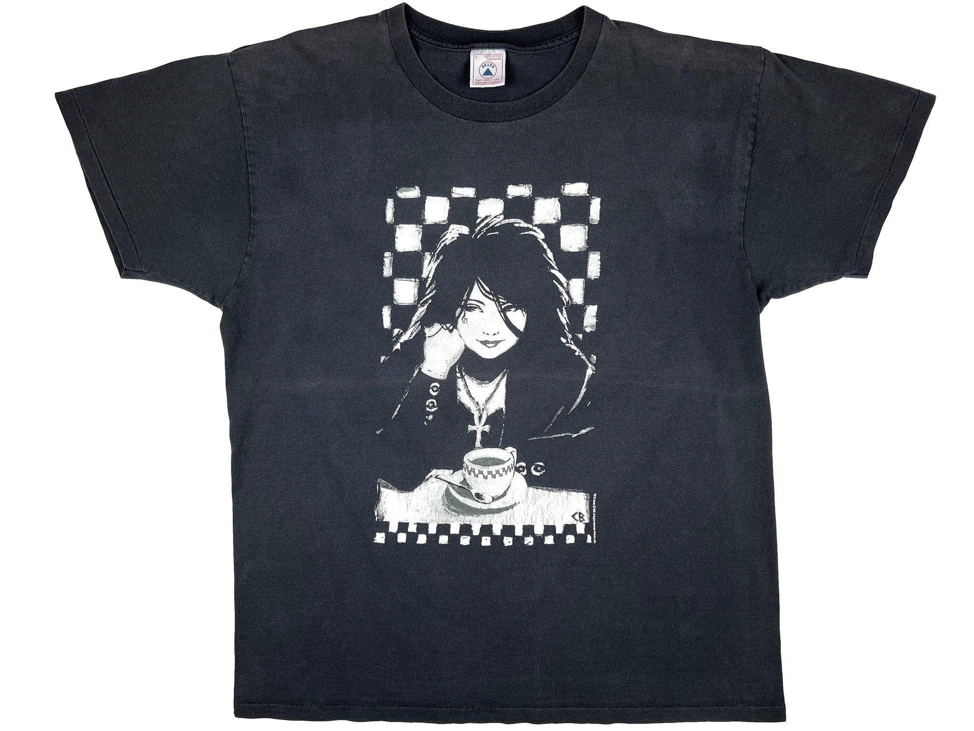 Vintage The Sandman Death Black T-Shirt Comic Book Comics 90s