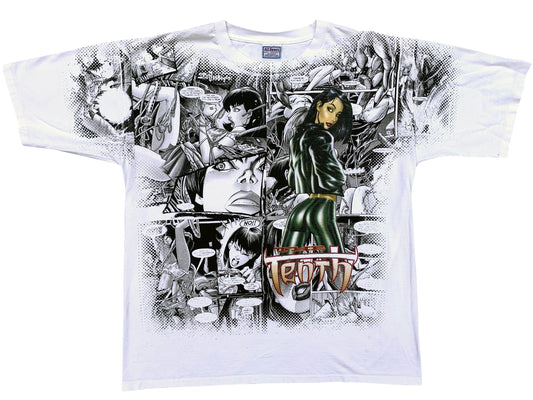 Vintage The Tenth Comic Book White T-Shirt Image Comics 90s All Over print AOP