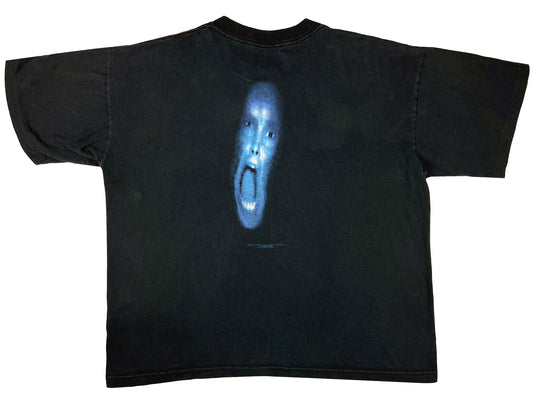 Vintage The X-Files 'Screaming Face' Black T-Shirt TV Show 90s Horror Sci-Fi Science Fiction