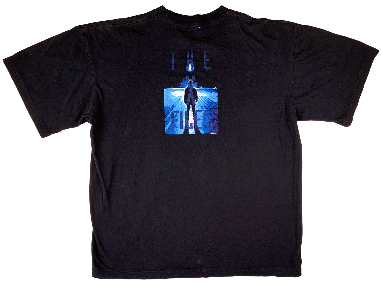 Vintage The X-Files 'Silhouette' Black T-Shirt TV Show Horror 90s Sci-Fi Science Fiction
