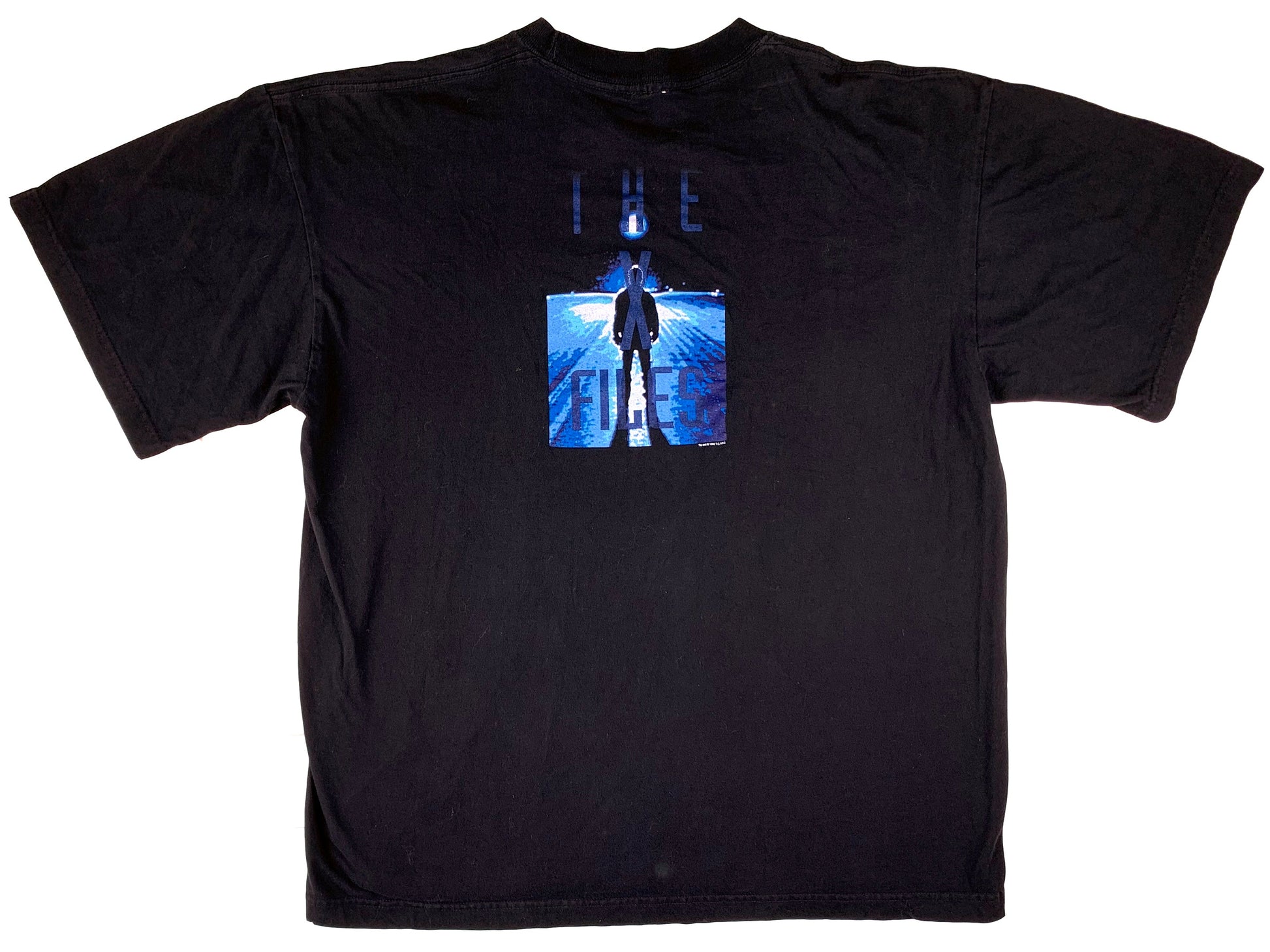 Vintage The X-Files 'Silhouette' Black T-Shirt TV Show Horror 90s Sci-Fi Science Fiction