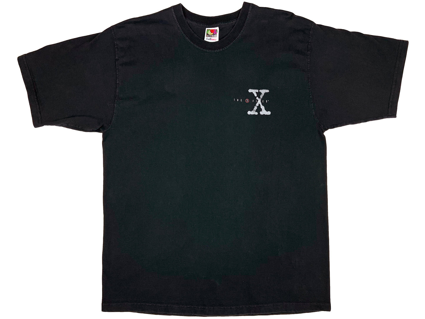 Vintage The X-Files Black T-Shirt 90s TV Show Horror Sci-Fi Science Fiction