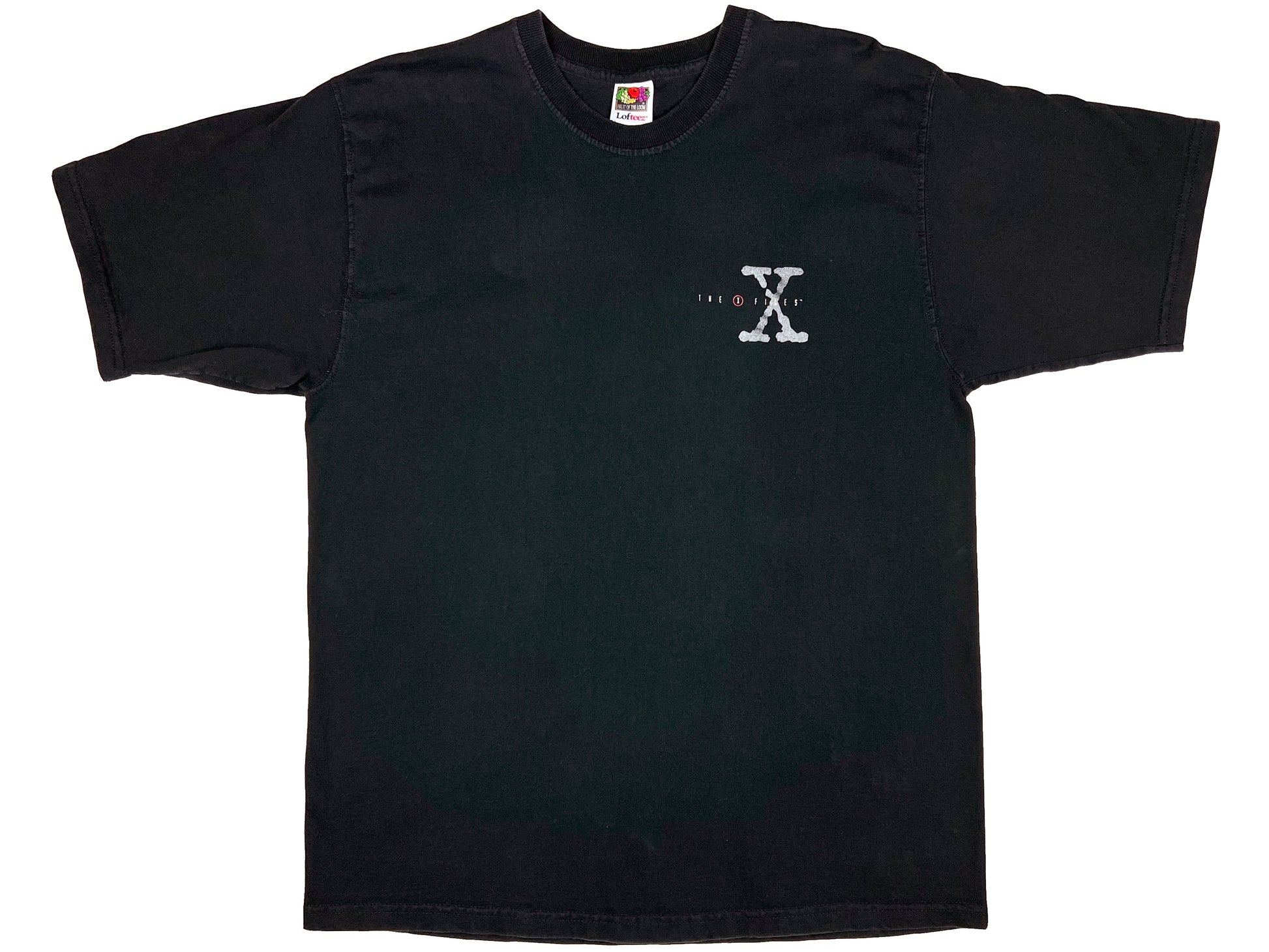 Vintage The X-Files Black T-Shirt 90s TV Show Horror Sci-Fi Science Fiction