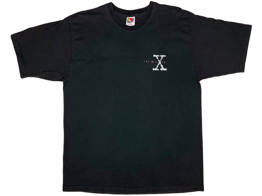 Vintage The X-Files Black T-Shirt 90s TV Show Horror Sci-Fi Science Fiction