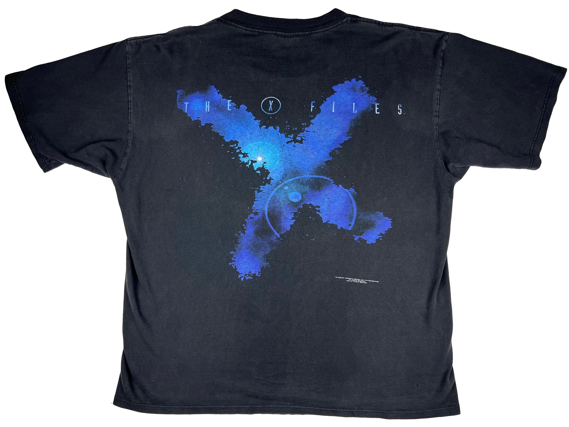 Vintage The X-files 'Trust No One' Black T-Shirt 90s TV Show Horror Sci-Fi Science Fiction
