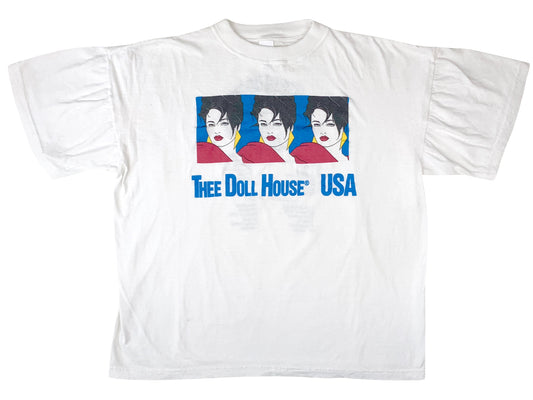 Vintage Thee Dollhouse USA White T-Shirt