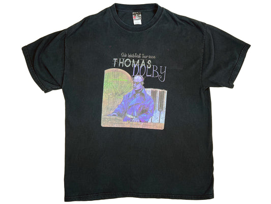 Vintage Thomas Dolby 'Sole Inhabitant' Tour 2006 T-Shirt y2k Electronic Music Band