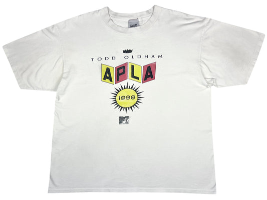 Vintage Todd Oldham APLA MTV 1996 T-Shirt 90s Fashion Designer 