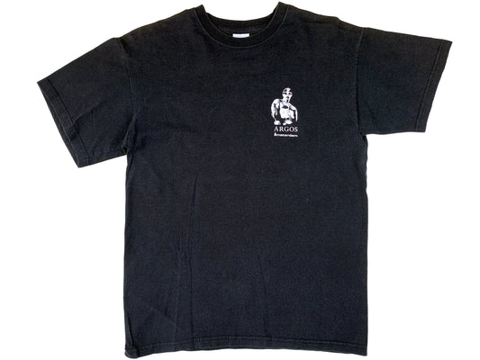Vintage Tom Of Finland Style Argos Amsterdam Black T-Shirt 90s y2k Gay Homo Erotic Erotica Art