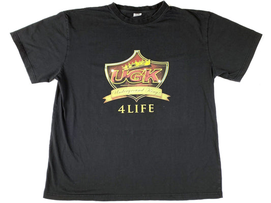 Vintage UGK 4 Life T-Shirt Rap Tee Hip Hop Dirty South Underground Kings