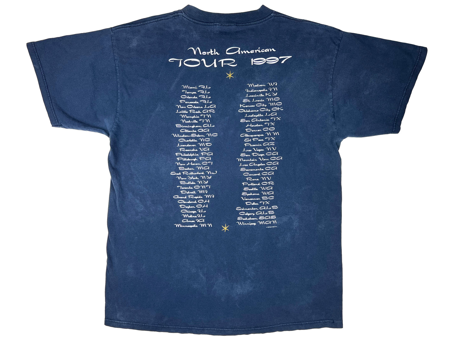 Vintage Veruca Salt 'Eight Arms To Hold You' 1997 Tour Blue T-Shirt 90s Grunge lt Indie Rock