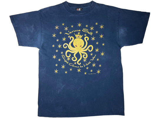 Vintage Veruca Salt 'Eight Arms To Hold You' 1997 Tour Blue T-Shirt 90s Grunge lt Indie Rock