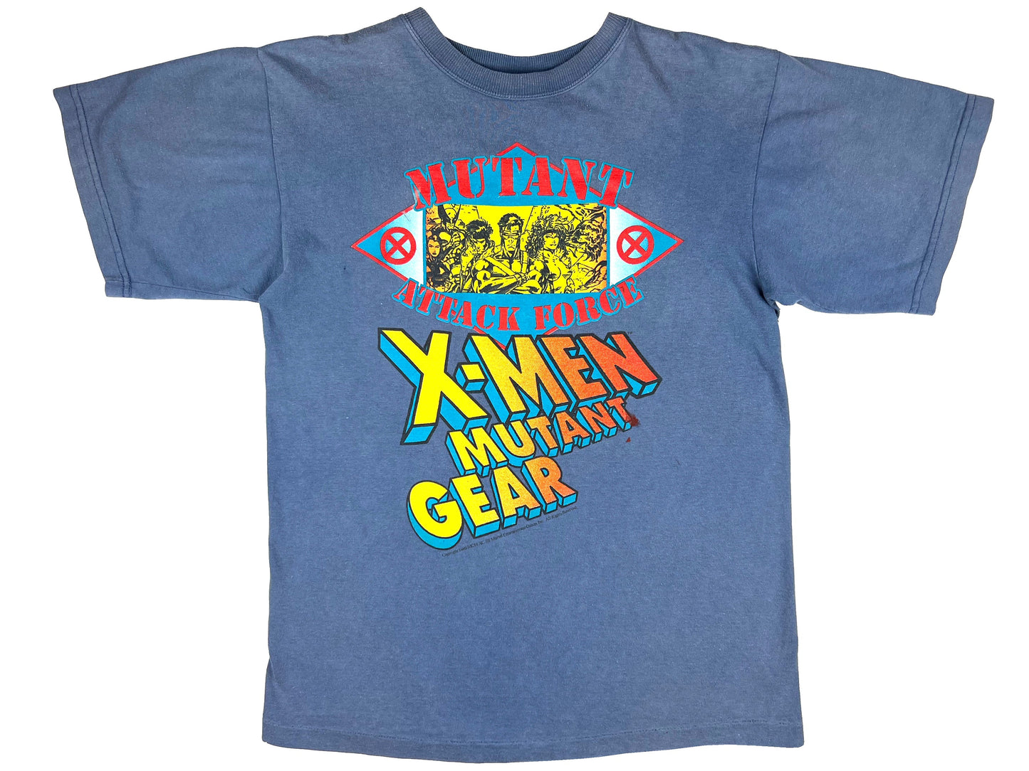 Vintage X-Men Mutant Gear T-Shirt 90s Marvel Comics Comic Book