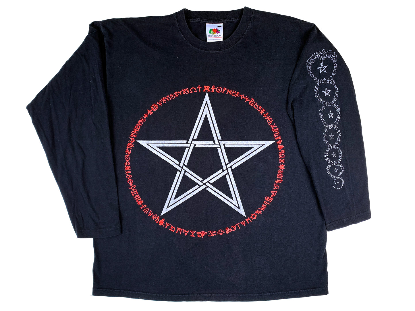 Vintage Alchemy Gothic Pentagramica L/S Shirt Goth