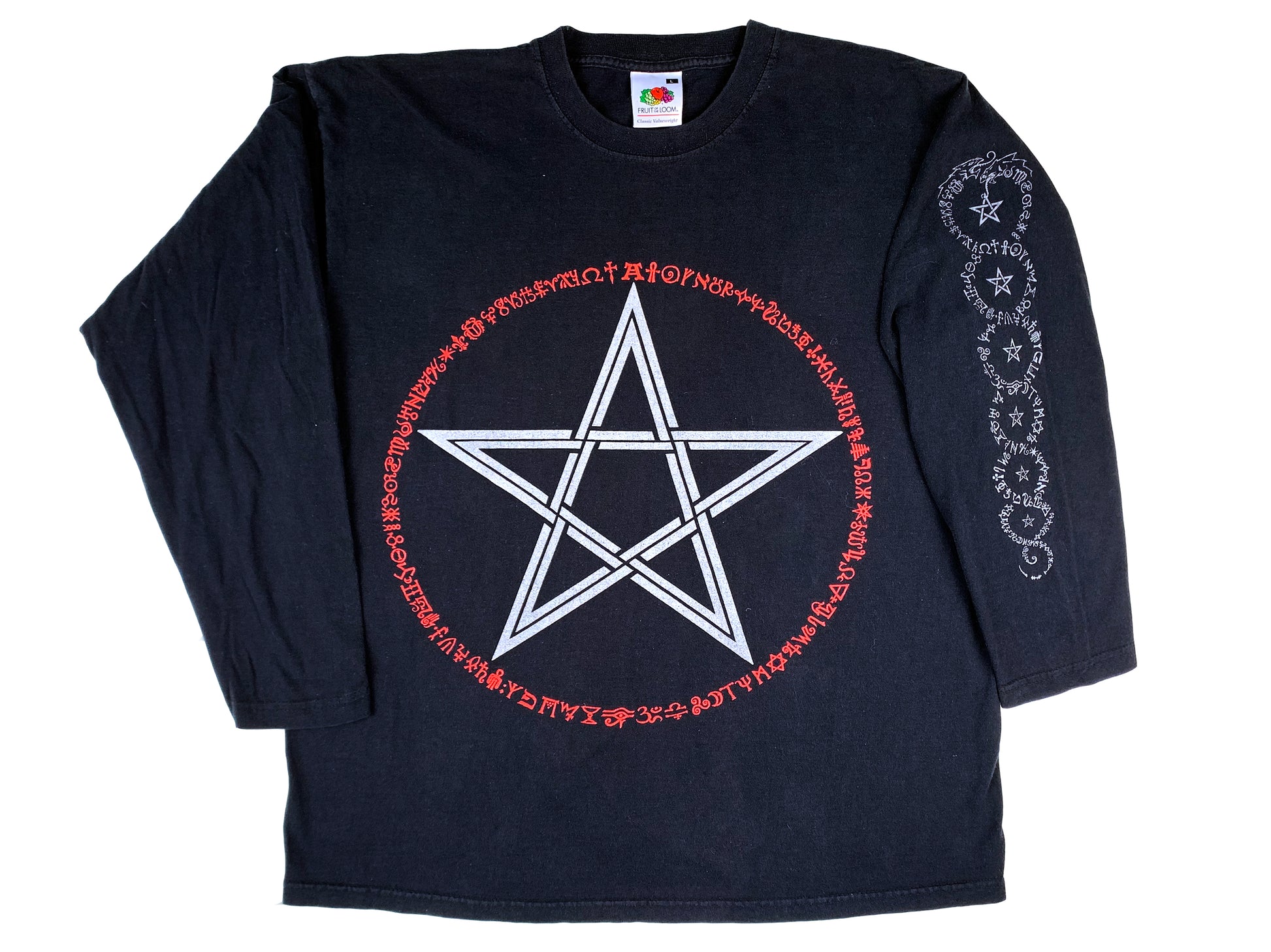 Vintage Alchemy Gothic Pentagramica L/S Shirt Goth